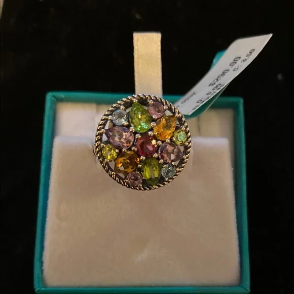 EFFY multicolor gemstone ring - Picture 2 of 7